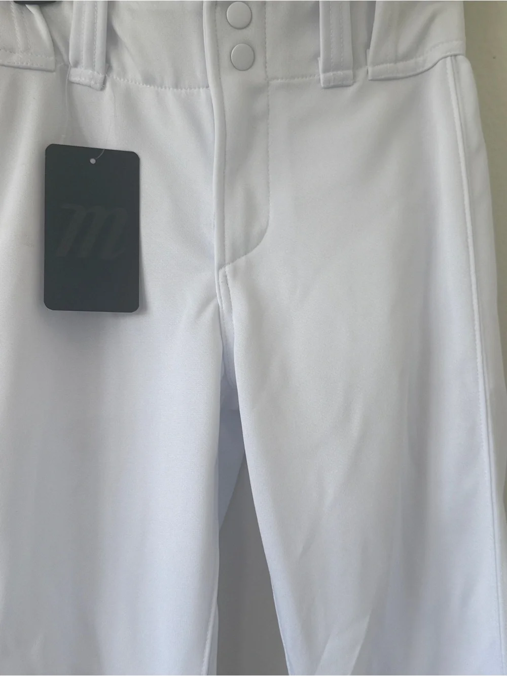 New with Tags - White Youth Baseball Pants by Marucci